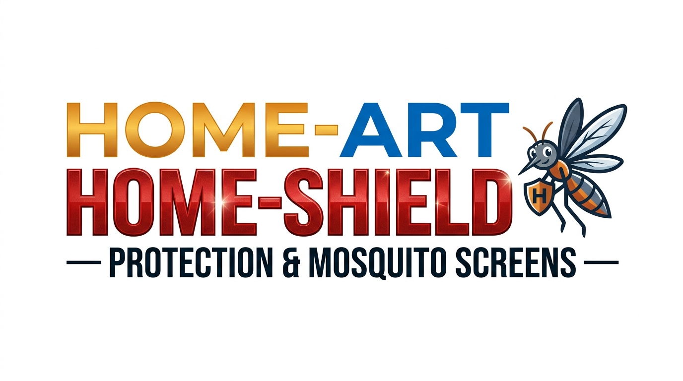 HOME-ART HOME-SHIELD Protection & Mosquito Screens Official Logo